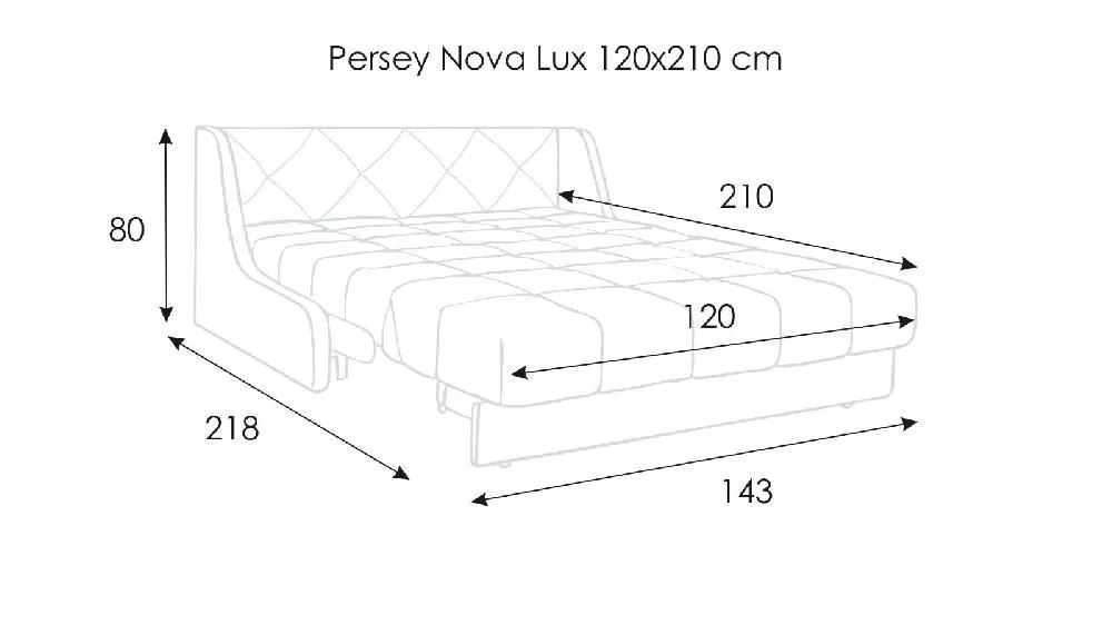 Диван кровать персей nova